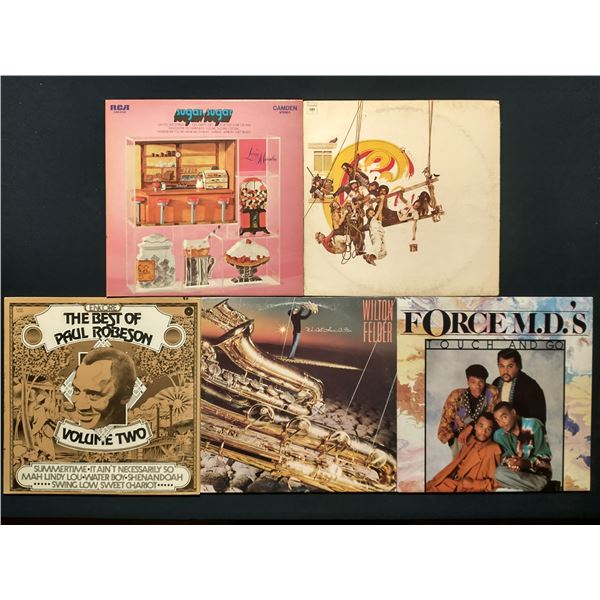5 VINYL RECORD LOT – POP, SOUL & R&B CLASSICS