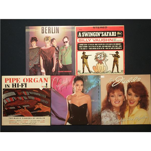 5 VINYL RECORD LOT – POP, EASY LISTENING & COUNTRY