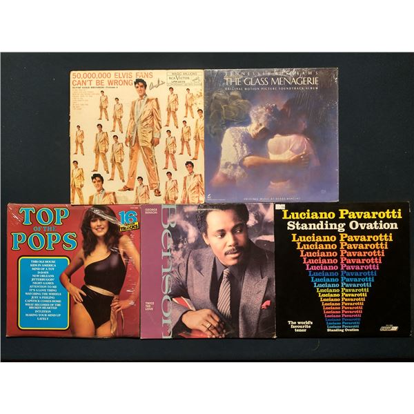 5 VINYL RECORD LOT – POP, JAZZ & SOUNDTRACK CLASSICS