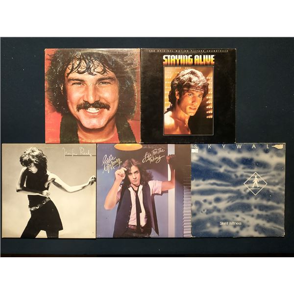 5 VINYL RECORD LOT – 1970s–80s ROCK & POP / SOUNDTRACK & SOLO ARTISTS