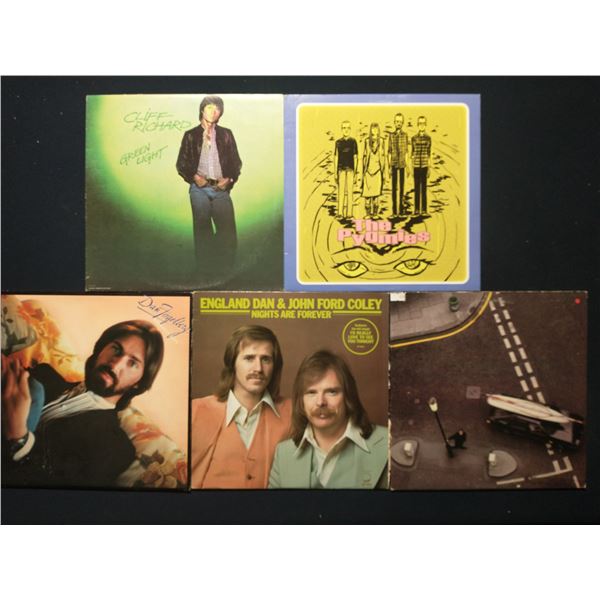 5 VINYL RECORD LOT – 1970s POP ROCK & SOFT ROCK