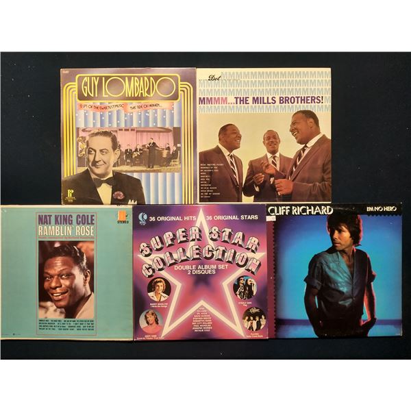 5 VINYL RECORD LOT – POP STANDARDS & VOCAL CLASSICS / 1950s–1980s