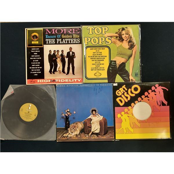 5 VINYL RECORD LOT – SOUL, POP & DISCO CLASSICS