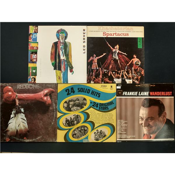 5 VINYL RECORD LOT – 1970s POP, ROCK & CLASSICAL