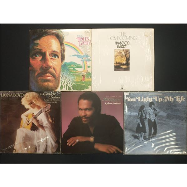 5 VINYL RECORD LOT – EASY LISTENING & SOFT POP
