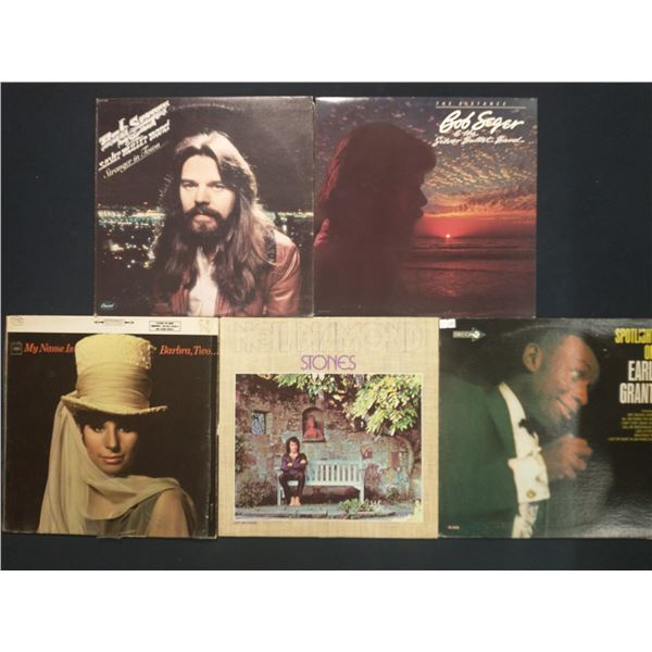 5 VINYL RECORD LOT – CLASSIC POP & ROCK ICONS