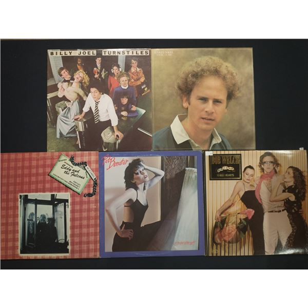 5 VINYL RECORD LOT – 1970s ROCK / CLASSIC & SOFT ROCK