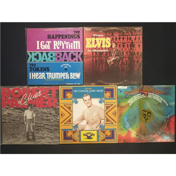 5 VINYL RECORD LOT – POP, ROCK & BIG BAND CLASSICS