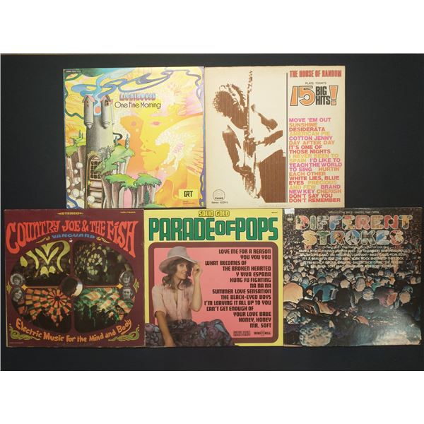 5 VINYL RECORD LOT – PSYCHEDELIC & POP COMPILATIONS / 1960s–1970s