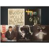 Image 1 : 5 VINYL RECORD LOT – POP & ROCK / BUDDY HOLLY, RICK SPRINGFIELD / 1950s–1980s / CL