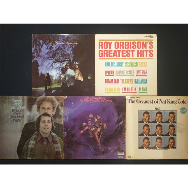 5 VINYL RECORD LOT – CLASSIC POP & ROCK / ROY ORBISON, SIMON & GARFUNKEL / 1960s–1
