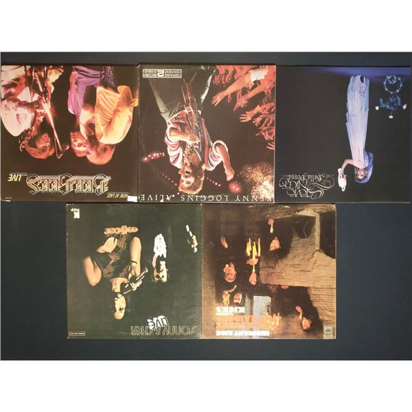 5 VINYL RECORD LOT – ROCK / LIVE & STUDIO CLASSIC ROCK / 1970s–1980s / FM & ARENA 