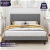 Image 4 : Tulip Bed frames- New in Box (Grey Fabric)