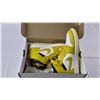 Image 3 : Nike WMNS Air Jordon 1 MID (White/Vivid Sulfur-Black)