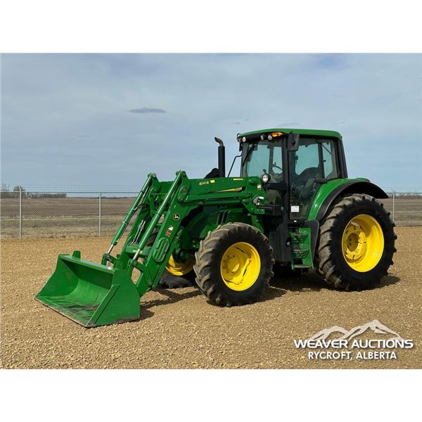 2018 JOHN DEERE 6130M MFWD TRACTOR