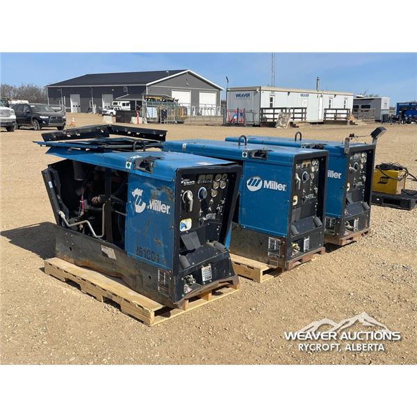 (3) MILLER WELDERS *FOR PARTS