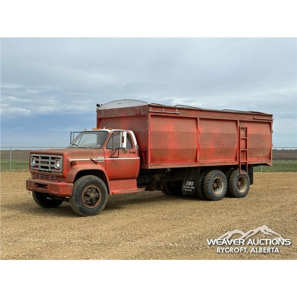 1976 GMC SIERRA GRANDE 6500 T/A GRAIN TRUCK