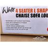 Image 2 : (4) SEATER L SHAPE SECTIONAL