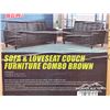 Image 1 : SOFA & LOVESEAT FURNITURE SET