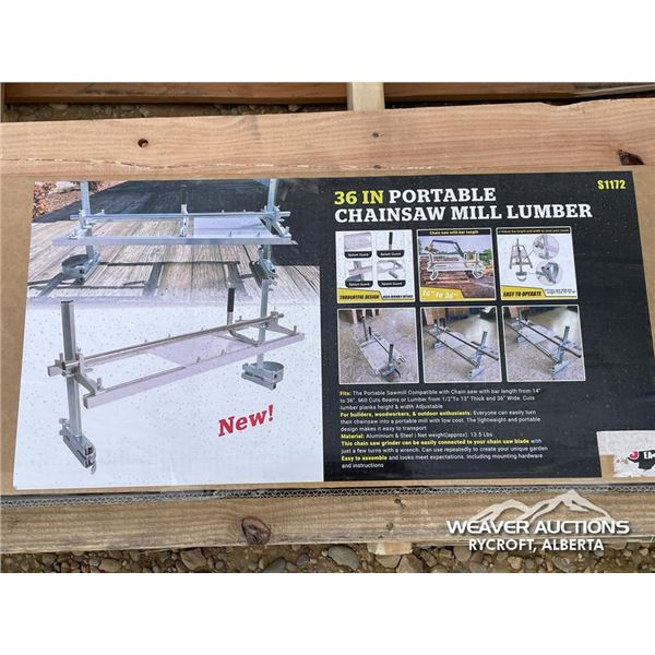 36 IN. PORTABLE CHAINSAW MILL
