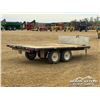 Image 3 : 14 FT. T/A FLAT DECK UTILITY TRAILER