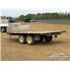 Image 4 : 14 FT. T/A FLAT DECK UTILITY TRAILER