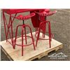 Image 5 : TRACTOR-STYLED BAR TABLE SET