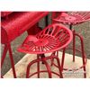 Image 6 : TRACTOR-STYLED BAR TABLE SET