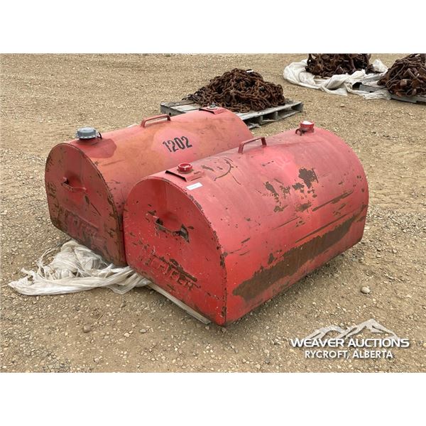 (2) NORTECH RED TIDY TANKS