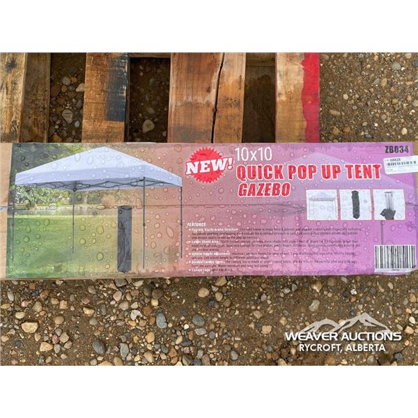 10 X 10 FT. QUICK POP UP TENT GAZEBO