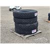 Image 4 : (4) KAPSEN HS207 11R24.5 TRUCK TIRES