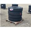 Image 1 : (4) KAPSEN HS207 11R24.5 TRUCK TIRES