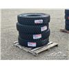Image 4 : (4) KAPSEN HS207 11R24.5 TRUCK TIRES
