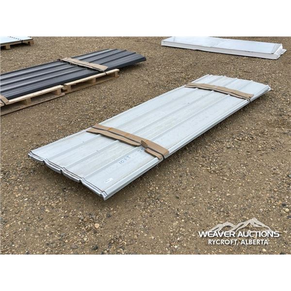 (25) 10 FT. STEEL ROOFING