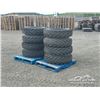 Image 4 : (4) BRIDGESTONE 10.00-20 EXCAVATOR DUAL TIRES/RIMS