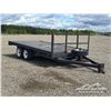 Image 3 : CUSTOM FLATBED 16 FT. T/A TILT DECK TRAILER