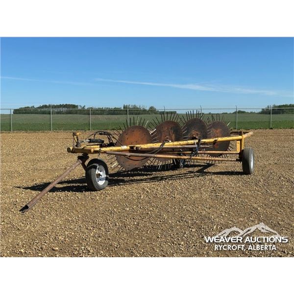 CUSTOM 4 WHEEL ROOT RAKE