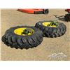 Image 2 : GOODYEAR 14.9-24 TIRES & RIMS