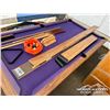Image 7 : BRUNSWICK BRISTOL II POOL TABLE & CUE
