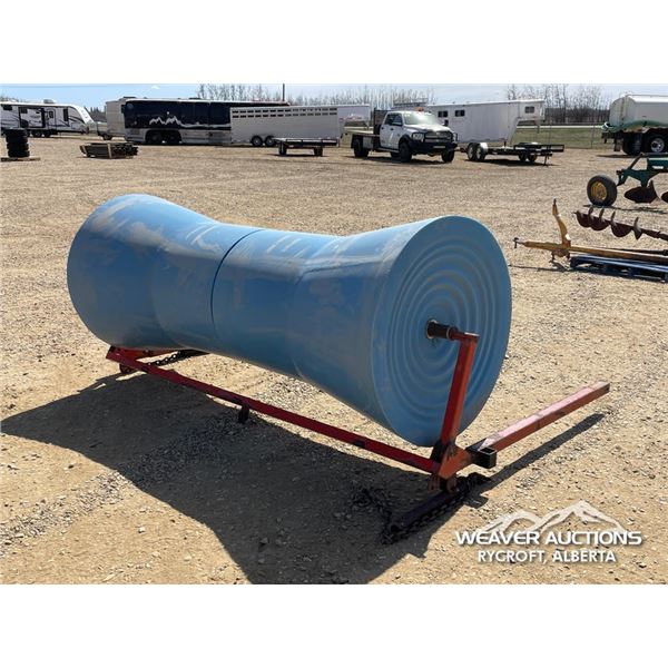 9 FT. BLUE POLY SWATH ROLLER