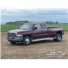 Image 1 : 2001 DODGE RAM LARAMIE 3500 DUALLY QUAD CAB PICKUP