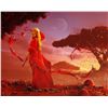 Image 10 : Grimes | Vogue China Cover-Worn Anna Dominova Custom Red Dress (August 2022)