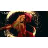 Image 14 : Grimes | Vogue China Cover-Worn Anna Dominova Custom Red Dress (August 2022)