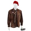 Image 1 : The Damned | Captain Sensible Stage-Worn & Photo-Matched Leopard Shirt, Tie & Signed Beret (2018)