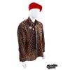 Image 3 : The Damned | Captain Sensible Stage-Worn & Photo-Matched Leopard Shirt, Tie & Signed Beret (2018)