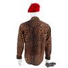 Image 5 : The Damned | Captain Sensible Stage-Worn & Photo-Matched Leopard Shirt, Tie & Signed Beret (2018)