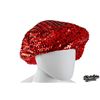 Image 3 : The Damned | Captain Sensible Owned & Worn Custom David Shilling Sequined Beret (circa early 1980s)