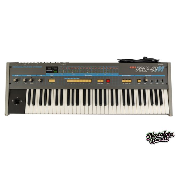 M83 | Anthony Gonzalez Owned & Studio-Used Korg Poly-61M Polyphonic Synthesizer (c. early 2010s)