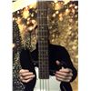 Image 48 : The Joy Formidable | Rhydian Dafydd Music Video-Used "Swift" B&W Bass Guitar (2011)