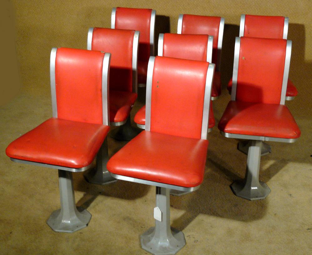 Set Of 8 Red High Back 1950 S Bar Stools Set Of 8 Red High Back 1950 S Bar Stools Loading Zoom